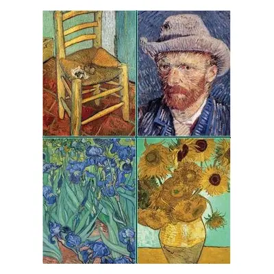 Set of Four Magnetic Notepads: Van Gogh