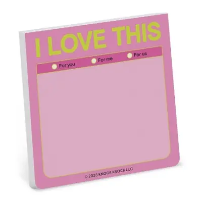 Knock Knock I Love This Sticky Note (Pastel) - Knock Knock