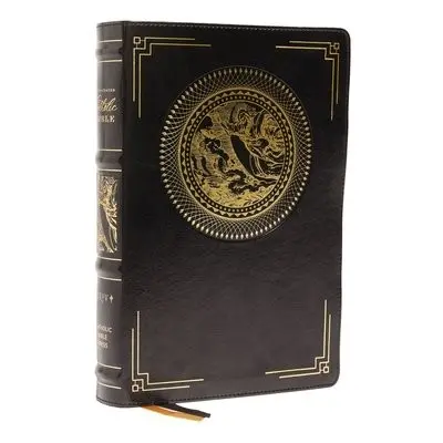 NRSVCE, Illustrated Catholic Bible, Leathersoft, Black, Comfort Print - Catholic Bible Press