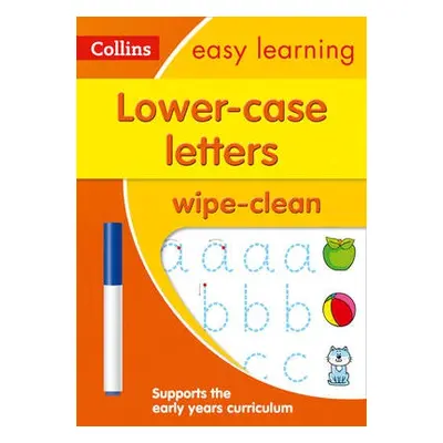 Lower Case Letters Age 3-5 Wipe Clean Activity Book - Collins Easy Learning