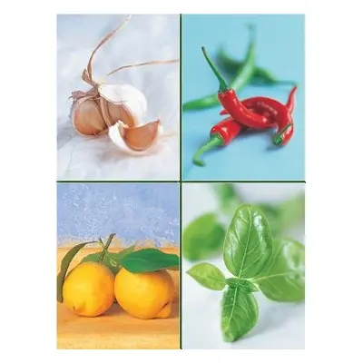 Set of Four Magnetic Notepads: Herbs