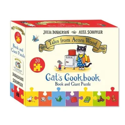 Cat's Cookbook Book and Giant Puzzle Gift Set - Donaldson, Julia