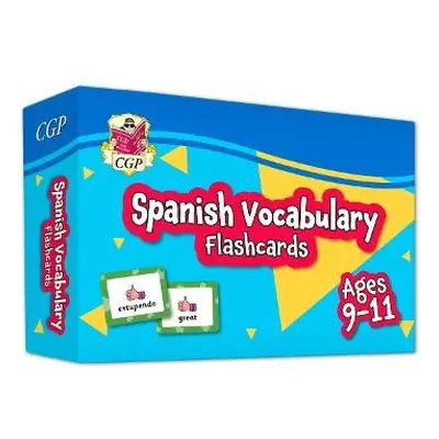 Spanish Vocabulary Flashcards for Ages 9-11 (with Free Online Audio) - CGP Books