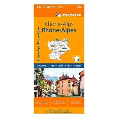 Rhone-Alps - Michelin Regional Map 523 - Michelin