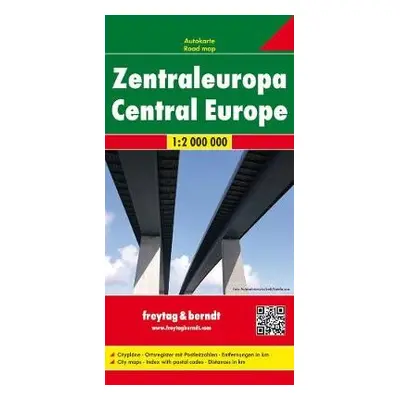 Central Europe Road Map 1:2 000 000