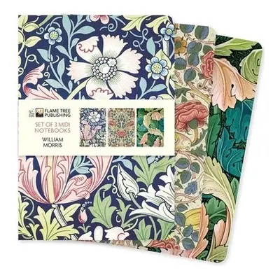 William Morris Set of 3 Midi Notebooks