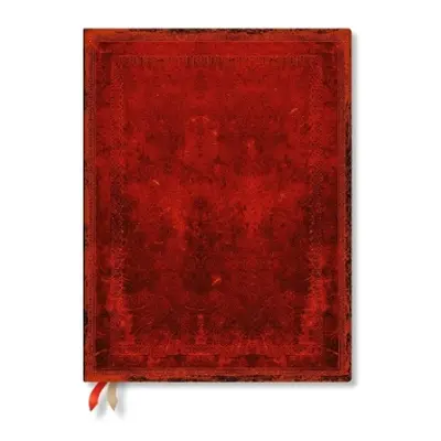 Red Moroccan Bold (Old Leather Collection) Ultra 12-month Business Planner Softcover Flexi Daypl