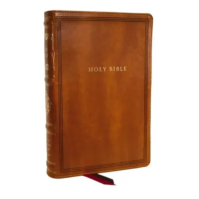 RSV Personal Size Bible with Cross References, Brown Leathersoft, Thumb Indexed, (Sovereign Coll