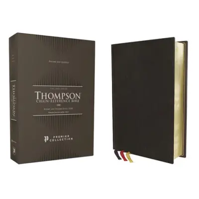 KJV, Thompson Chain-Reference Bible, Premium Goatskin Leather, Black, Premier Collection, Art Gi