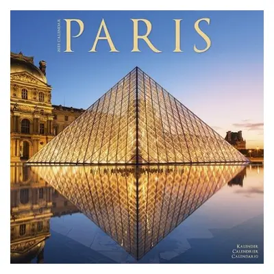 Paris Calendar 2025 Square Travel Wall Calendar - 16 Month