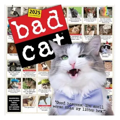 Bad Cat Wall Calendar 2025 - Prichett, Harry a Rosen, Richard D. a Battles, Rob