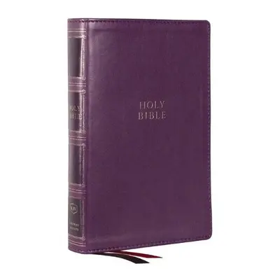 KJV Holy Bible: Compact Bible with 43,000 Center-Column Cross References, Purple Leathersoft, Re