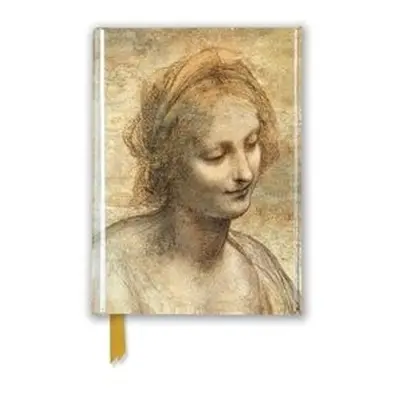 Leonardo da Vinci: Detail of the Head of the Virgin (Foiled Pocket Journal)