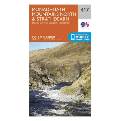 Monadhliath Mountains North and Strathdearn - Ordnance Survey