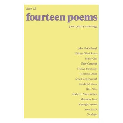 fourteen poems issue 13: a queer poetry anthology