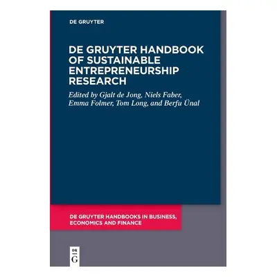 De Gruyter Handbook of Sustainable Entrepreneurship Research