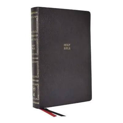 KJV Holy Bible: Paragraph-style Large Print Thinline with 43,000 Cross References, Black Genuine