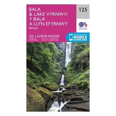 Bala a Lake Vyrnwy, Berwyn - Ordnance Survey