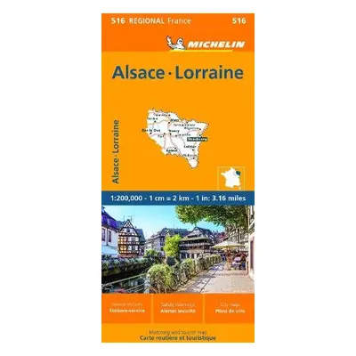 Alsace Lorraine - Michelin Regional Map 516 - Michelin