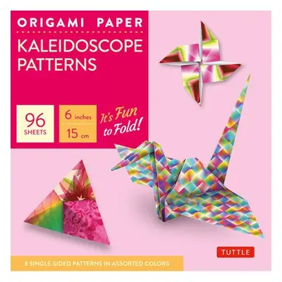 Origami Paper - Kaleidoscope Patterns - 6" - 96 Sheets