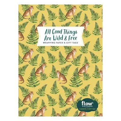 All Good Things Are Wild and Free Wrapping Paper and Gift Tags - van der Hulst, Astrid a magazin