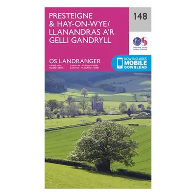 Presteigne a Hay-on-Wye / Llanandras A'r Gelli Gandryll - Ordnance Survey