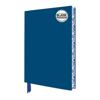 Mid Blue Blank Artisan Notebook (Flame Tree Journals)