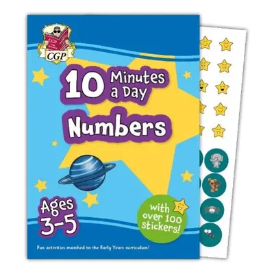 10 Minutes a Day Numbers for Ages 3-5 (with reward stickers) - CGP Books