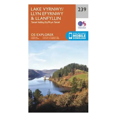 Lake Vyrnwy and Llanfyllin, Tanat Valley - Ordnance Survey