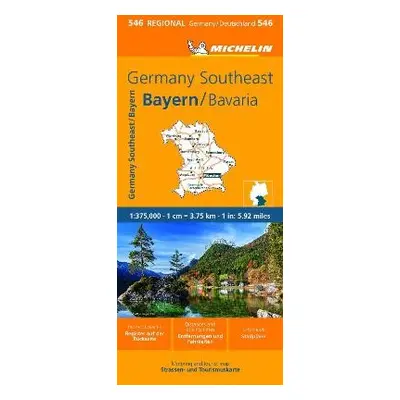 Germany Southeast, Bavaria - Michelin Regional Map 546 - Michelin