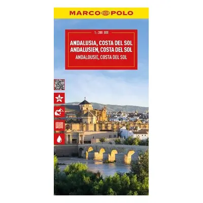 Andalusia, Costa Del Sol, Seville, Cordoba, Granada Marco Polo Map - Marco Polo