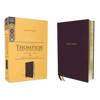 KJV, Thompson Chain-Reference Bible, Handy Size, Leathersoft, Burgundy, Red Letter, Comfort Prin