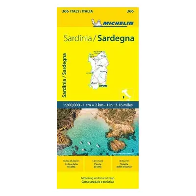 Sardinia - Michelin Local Map 366 - Michelin