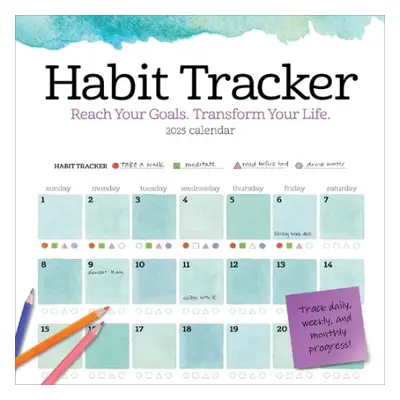 Habit Tracker Wall Calendar 2025 - Calendars, Workman