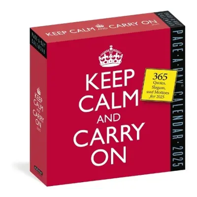 Keep Calm and Carry On Page-A-Day® Calendar 2025 - Calendars, Workman