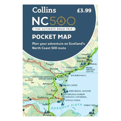 NC500 Pocket Map - Collins Maps