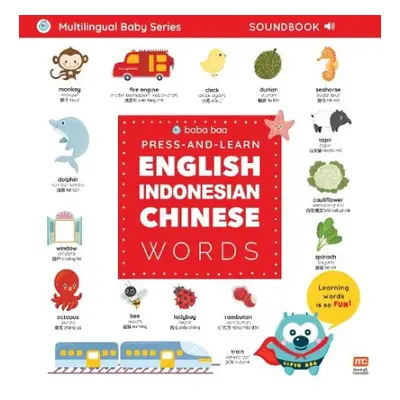 Press-and-Learn English Indonesian Chinese Words Sound Book