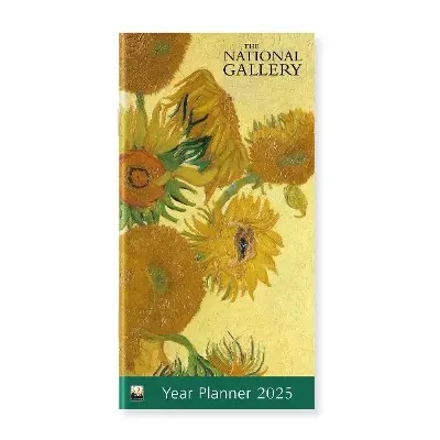 National Gallery: Van Gogh, Sunflowers 2025 Year Planner - Month to View