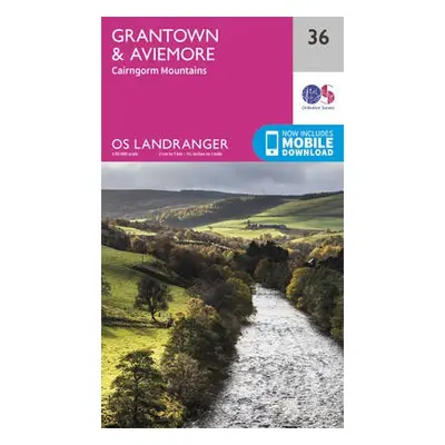 Grantown, Aviemore a Cairngorm Mountains - Ordnance Survey