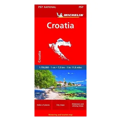 Croatia - Michelin National Map 757 - Michelin