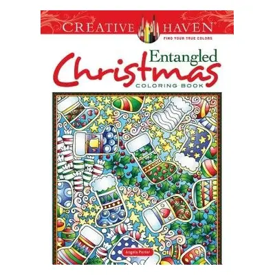 Creative Haven Entangled Christmas Coloring Book - Porter, Angela