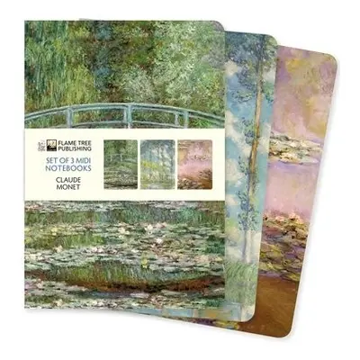 Claude Monet Set of 3 Midi Notebooks