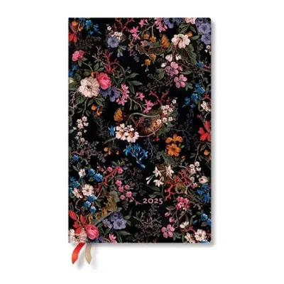 Floralia (William Kilburn) Maxi 12-month Vertical Hardback Dayplanner 2025 (Elastic Band Closure