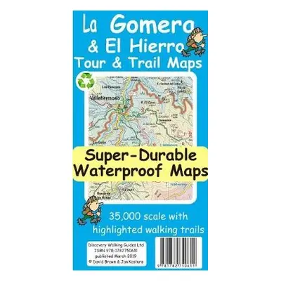 La Gomera and El Hierro Tour and Trail Maps - Brawn, David a Kostura, Jan