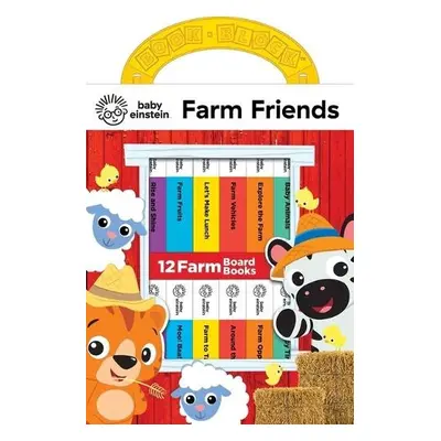 Baby Einstein Farm Friends 12 Board Books My First Library - Kids, P I