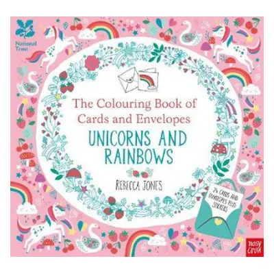 National Trust: The Colouring Book of Cards and Envelopes – Unicorns and Rainbows