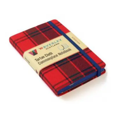 Waverley (M): Robertson Tartan Cloth Commonplace Pocket Notebook