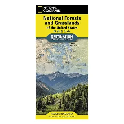 National Forests and Grasslands of the United States Map - National Geographic Maps