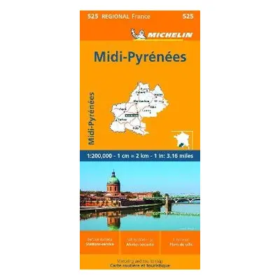 Midi-Pyrenees - Michelin Regional Map 525 - Michelin