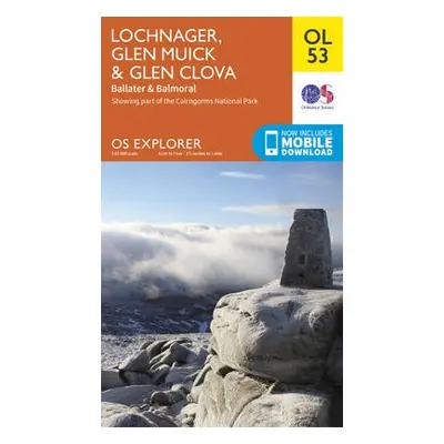 Lochnagar, Glen Muick a Glen Clova, Ballater a Balmoral - Ordnance Survey